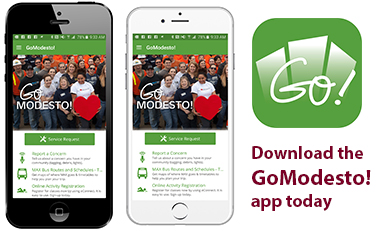 Download the GoModesto! app today